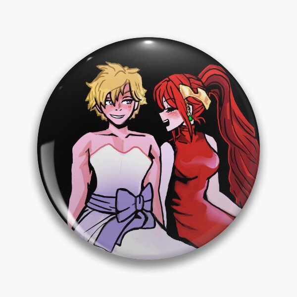 Item preview, RWBY! Jaune x Pyrrha in Dresses sticker designed and sold by angsty-angst.