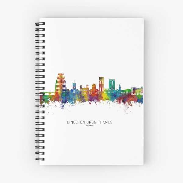Item preview, Kingston upon Thames England Skyline designed and sold by ArtPrints.