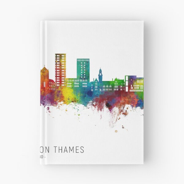 Item preview, Kingston upon Thames England Skyline designed and sold by ArtPrints.