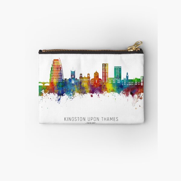 Aperçu de l'œuvre Kingston upon Thames England Skyline créée et vendue par ArtPrints.