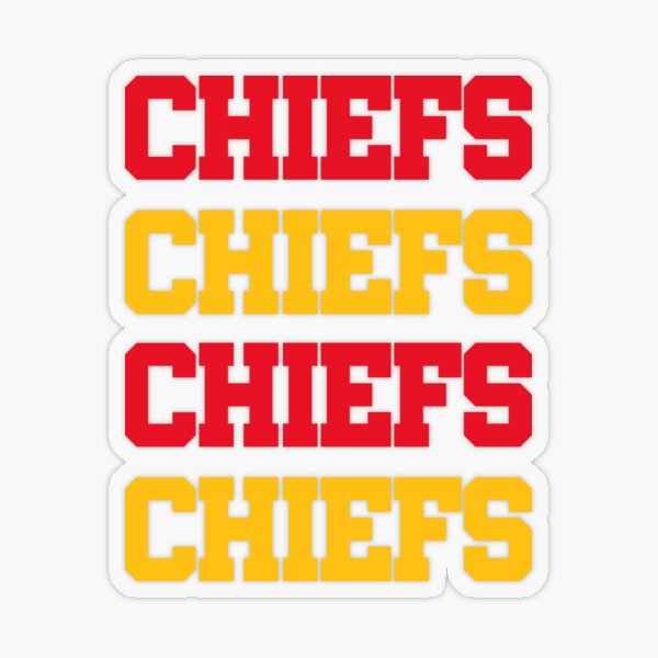 Kansas City KC Chiefs Fanart Stickers Wholesale sticker supplier 