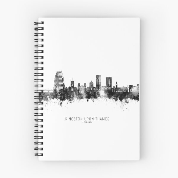 Item preview, Kingston upon Thames England Skyline designed and sold by ArtPrints.