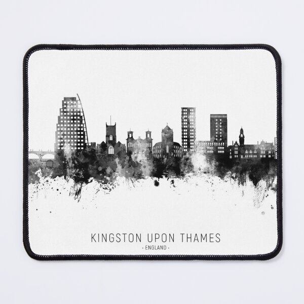 Item preview, Kingston upon Thames England Skyline designed and sold by ArtPrints.