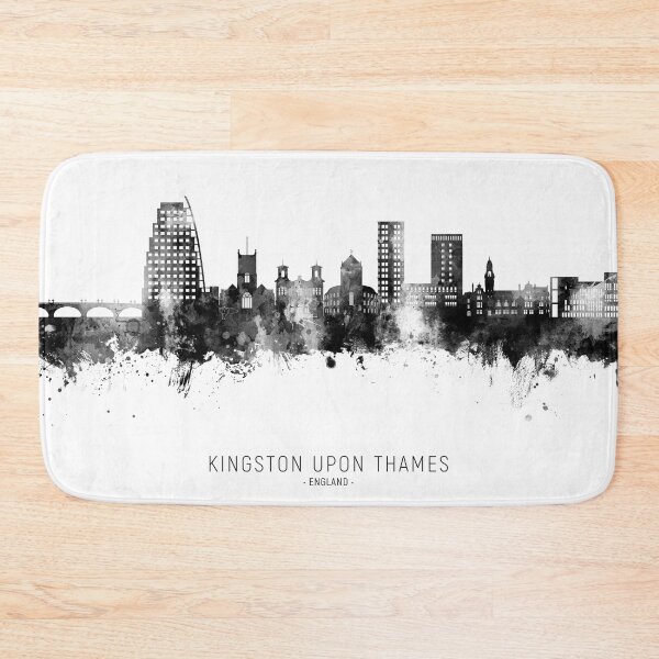 Item preview, Kingston upon Thames England Skyline designed and sold by ArtPrints.