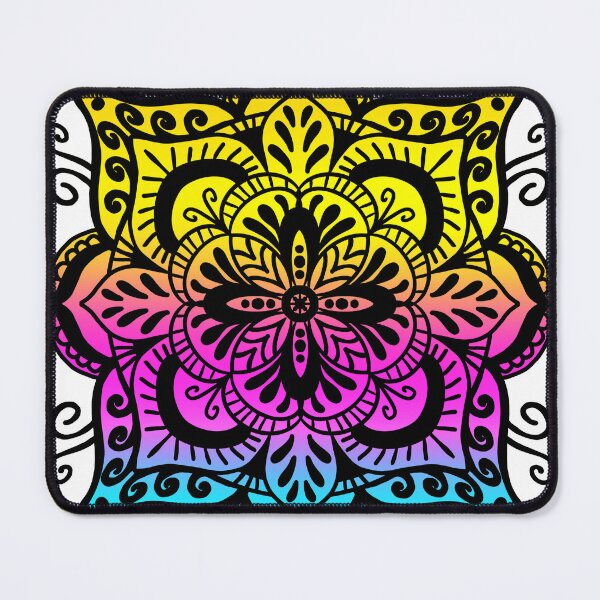 Item preview, Ombré rainbow mandala — happy boho pattern designed and sold by thephoenixsoul.