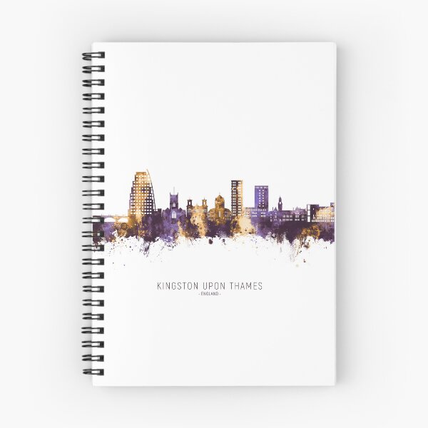 Item preview, Kingston upon Thames England Skyline designed and sold by ArtPrints.