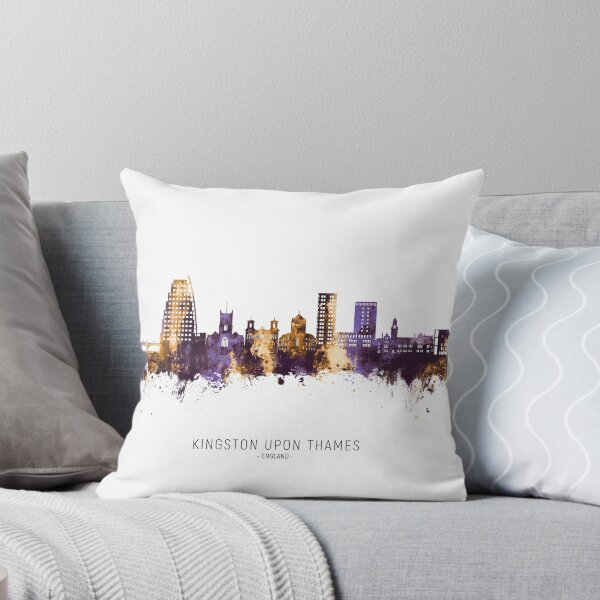 Aperçu de l'œuvre Kingston upon Thames England Skyline créée et vendue par ArtPrints.