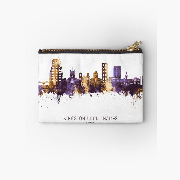 Item preview, Kingston upon Thames England Skyline designed and sold by ArtPrints.