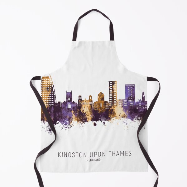 Item preview, Kingston upon Thames England Skyline designed and sold by ArtPrints.