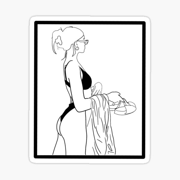 girl in costume Sticker