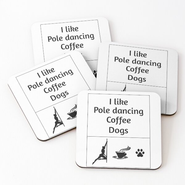 Item preview, Pole Dance Dancing Dancer Coffee Dogs Acrobatics designed and sold by CuteDesigns1.