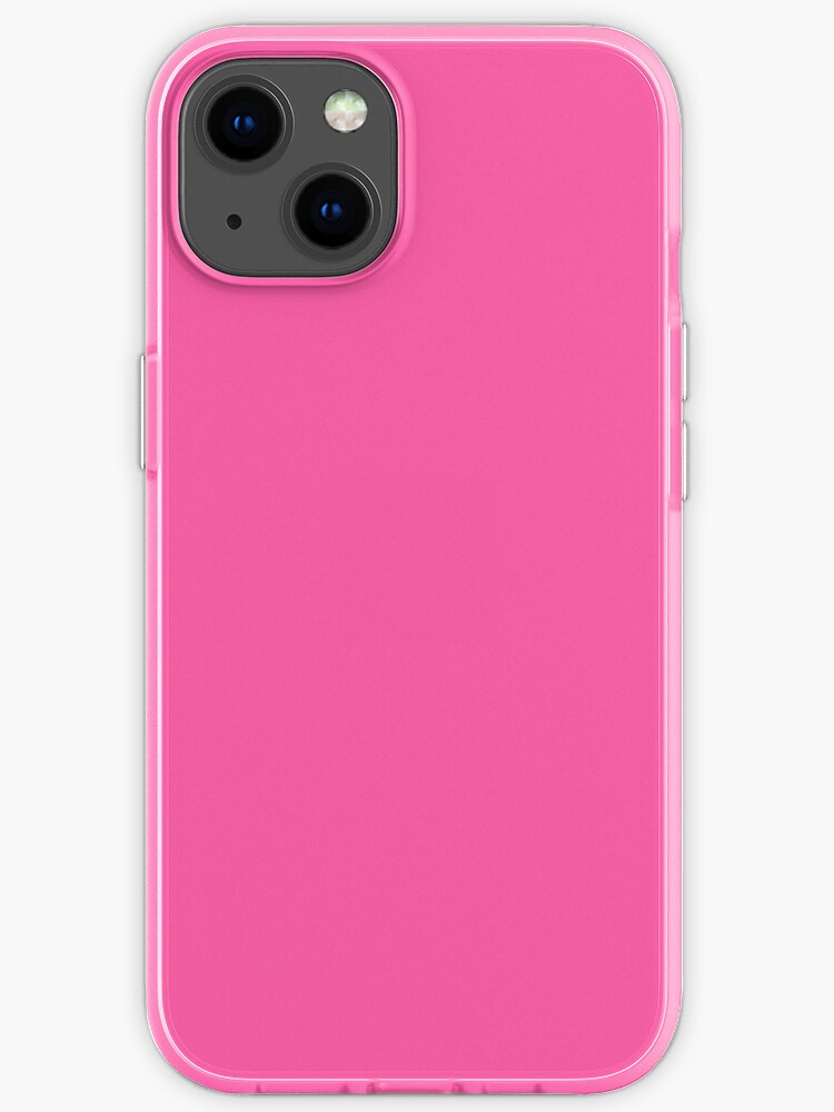 Brilliant Rose Pink Color By Addup Plain Pink Color Shades Solid Pink Colour Iphone Case By Addup Redbubble