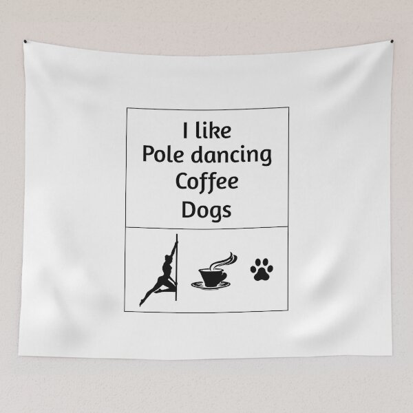 Item preview, Pole Dance Dancing Dancer Coffee Dogs Acrobatics designed and sold by CuteDesigns1.