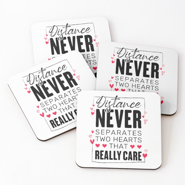 Item preview, Distance Never Separates Two Hearts That Really Care - Long Distance Relationship designed and sold by T-shirt For You.