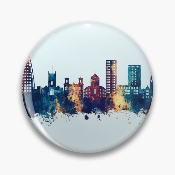 Item preview, Kingston upon Thames England Skyline designed and sold by ArtPrints.
