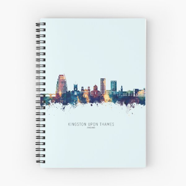 Item preview, Kingston upon Thames England Skyline designed and sold by ArtPrints.