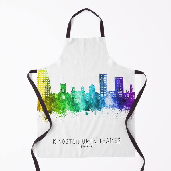 Item preview, Kingston upon Thames England Skyline designed and sold by ArtPrints.