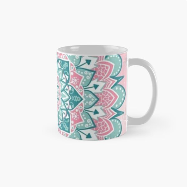 Item preview, Millennial Pink and Teal Mandala  designed and sold by BellaProject.