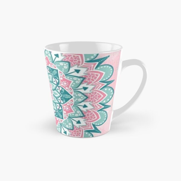 Item preview, Millennial Pink and Teal Mandala  designed and sold by BellaProject.