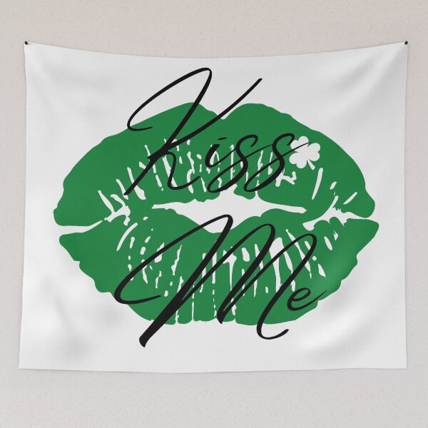Item preview, Kiss Me Green Lips designed and sold by SparkyMae.