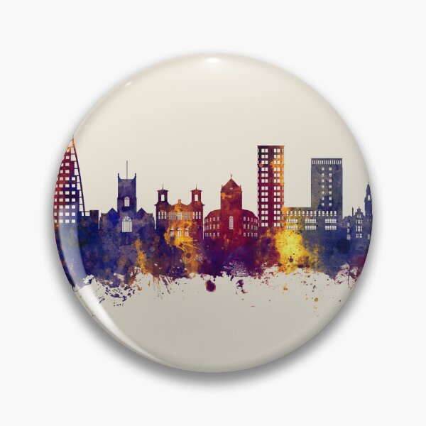Item preview, Kingston upon Thames England Skyline designed and sold by ArtPrints.