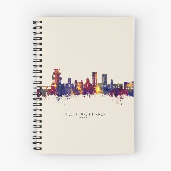 Item preview, Kingston upon Thames England Skyline designed and sold by ArtPrints.