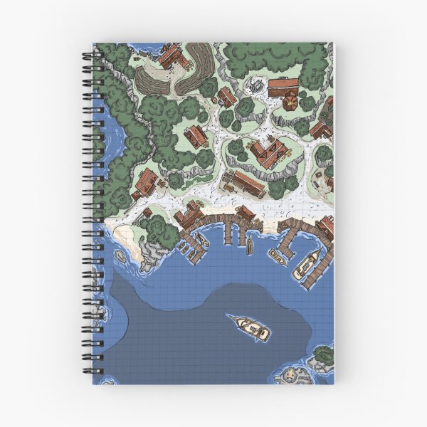 Item preview, Town of Haar Map designed and sold by demonhoundesign.