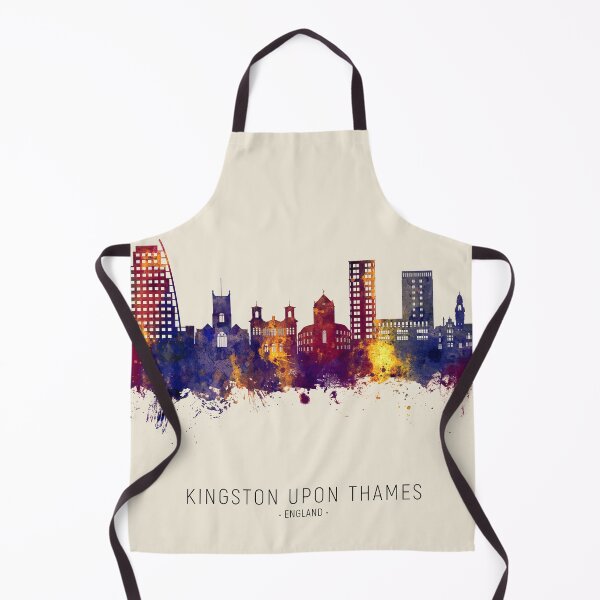 Item preview, Kingston upon Thames England Skyline designed and sold by ArtPrints.