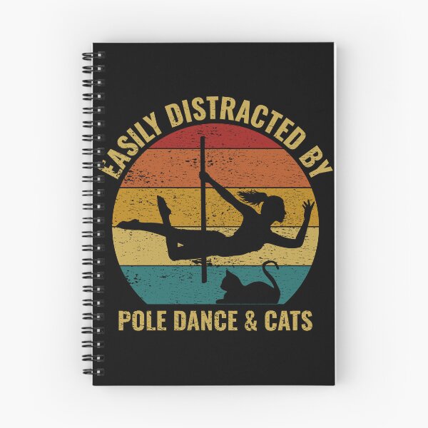 Item preview, Pole Sport Dance Dancer Cats Vintage Retro designed and sold by CuteDesigns1.