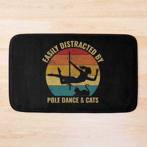 Item preview, Pole Sport Dance Dancer Cats Vintage Retro designed and sold by CuteDesigns1.
