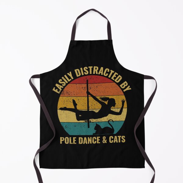 Item preview, Pole Sport Dance Dancer Cats Vintage Retro designed and sold by CuteDesigns1.
