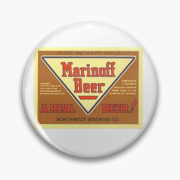 Item preview, Marinoff Beer designed and sold by uniquenostalgia.