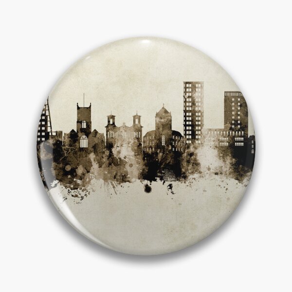 Item preview, Kingston upon Thames England Skyline designed and sold by ArtPrints.