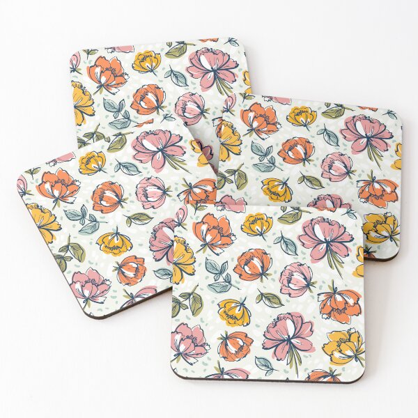 Item preview, Orange Flower Pattern designed and sold by zaher97.