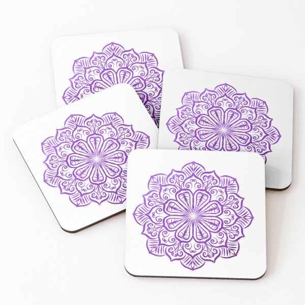 Item preview, Purple Mandala Flower designed and sold by PurpleAdventure.
