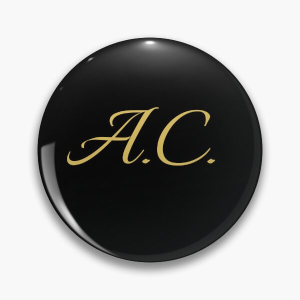 Item preview, AC Initials | Gold Lettering | Personalised Gifts designed and sold by Avo And Sriracha.