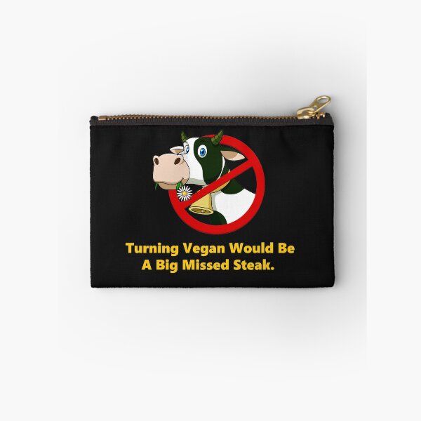 Item preview, Turning vegan would be a big missed steak. designed and sold by DistinguishedMe.