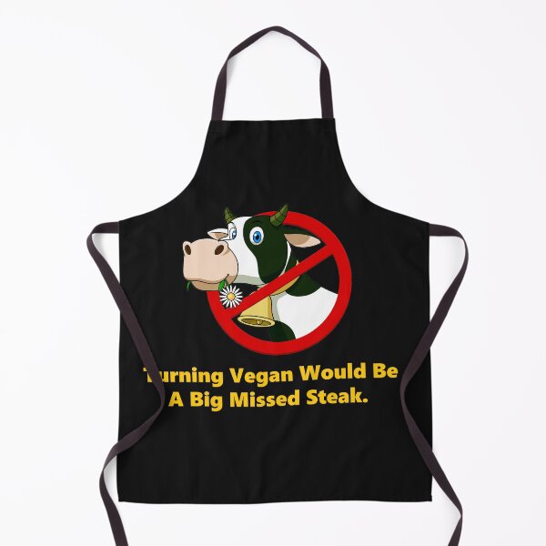 Item preview, Turning vegan would be a big missed steak. designed and sold by DistinguishedMe.