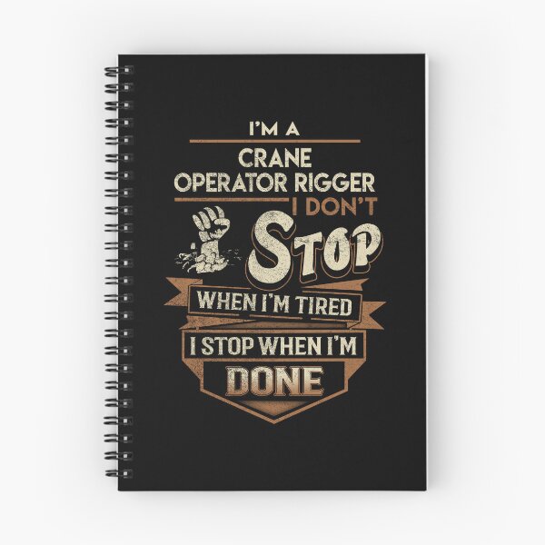 Item preview, Crane Operator Rigger T Shirt - I Stop When Done Job Gift Item Tee designed and sold by paneczkopat.