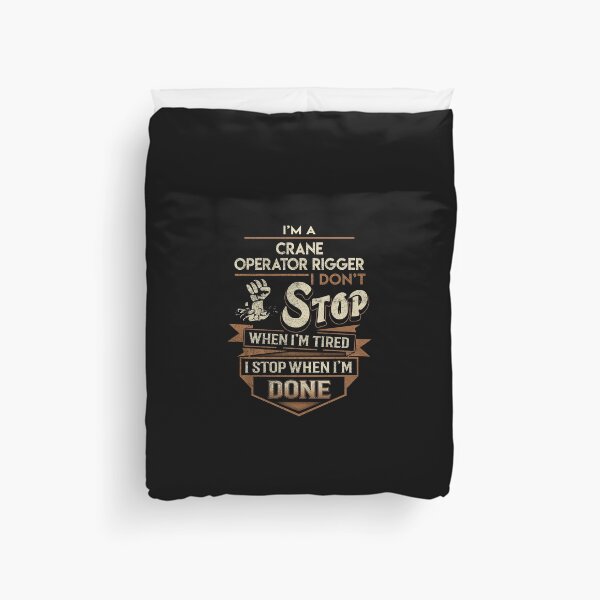 Item preview, Crane Operator Rigger T Shirt - I Stop When Done Job Gift Item Tee designed and sold by paneczkopat.