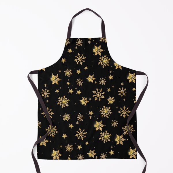 Item preview, Golden Christmas Snowflakes Pattern  designed and sold by parazitgoodz.