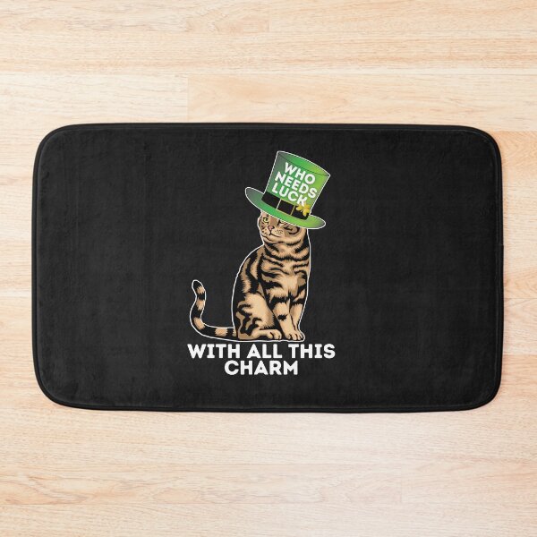 Item preview, St. Catricks Day-St. Patricks Cat-Sarcastic Luck Saying designed and sold by Spiritualish.