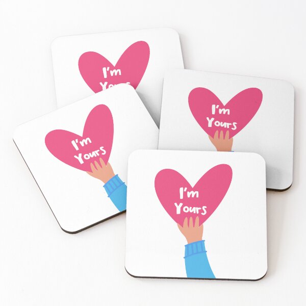 Item preview, I'm Yours I Love You Forever Heart Hand designed and sold by StickerbashCo.