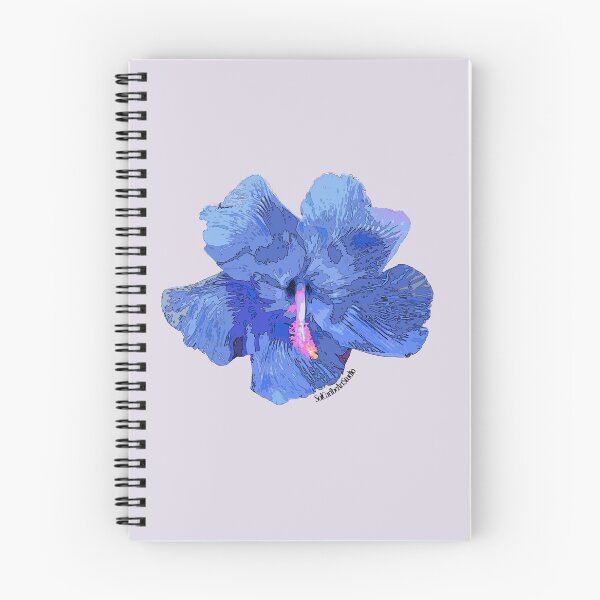 Item preview, Blue Pop Art Hibiscus designed and sold by solcaribearts.