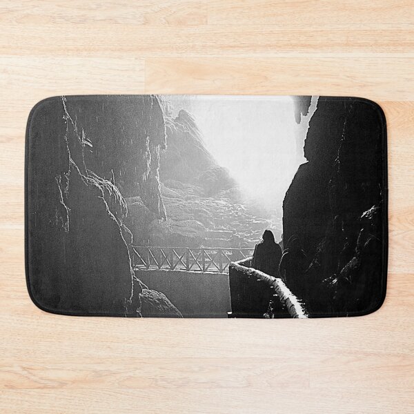 Item preview, Black and white photograph of a cave from the inside designed and sold by Martapp.