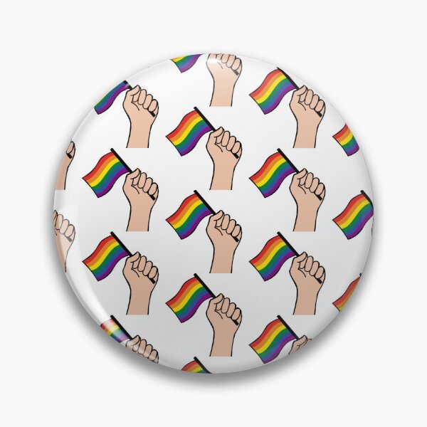 Item preview, LGBTQ flag hand pattern designed and sold by BThingies.