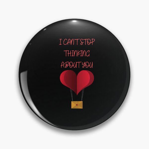 Item preview, I Can't Stop Thinking About You - Valentine Stickers designed and sold by WowAllinOne.