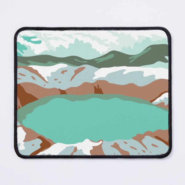 Item preview, Katmai National Park Summit Crater Lake Alaska Vintage designed and sold by KrisSidDesigns.