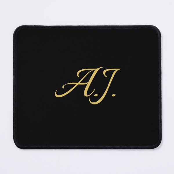 Item preview, AJ Initials | Gold Lettering | Personalised Gifts designed and sold by Avo And Sriracha.