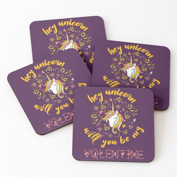 Item preview, ⭐⭐⭐⭐⭐4.9 - Hey UNICORN will you be my VALENTINE, a cute unicorn lovers shirt for celebrating the valentine with colors and flowers designed and sold by kind4you.